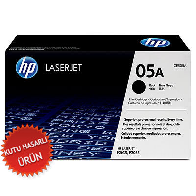 HP CE505A (05A) Siyah Orjinal Toner - P2035 / P2055 (C) (T7726) - 1