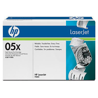 HP - HP CE505X (05X) Black Original Toner - P2035/ P2055 (B)