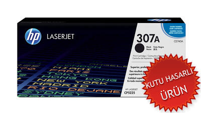 HP CE740A (307A) Black Original Toner - LaserJet CP5225 (Damaged Box) 