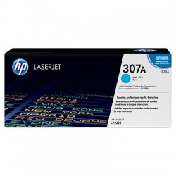 HP CE741A (307A) Cyan Original Toner - LaserJet CP5225 