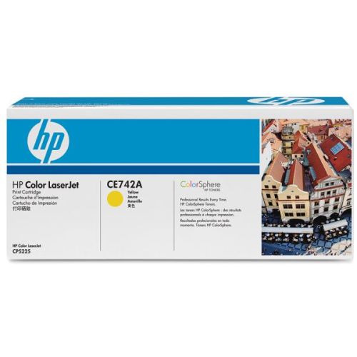 HP CE742A (307A) Sarı Orjinal Toner - LaserJet CP5225 (B) (T9212) - 1