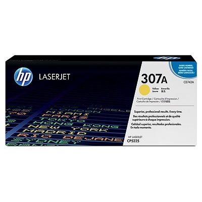 HP CE742A (307A) Sarı Orjinal Toner - LaserJet CP5225 (T3753) - 2