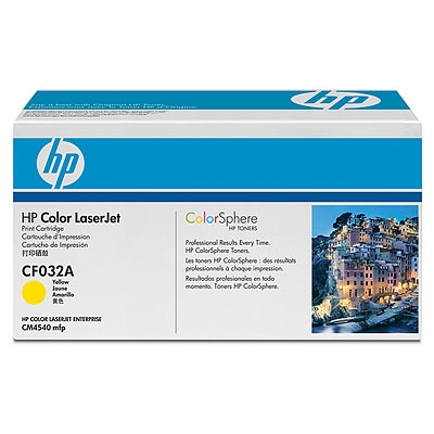 HP CF032A (646A) Sarı Orjinal Toner - LaserJet CM4540 (B) (T3354) - 1