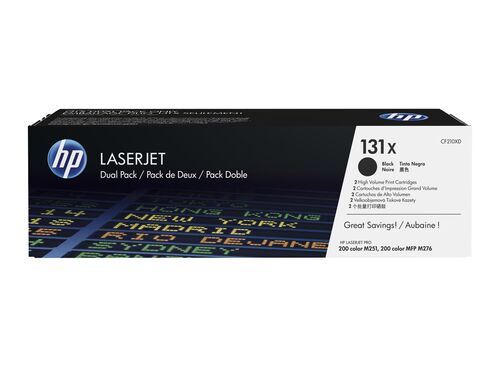 HP CF210XD (131X) Black Original Toner High Capacity - LaserJet M276 / M251 - 1