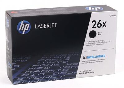 HP - HP CF226X (26X) Black Original Toner High Capacity - M402 / M426 