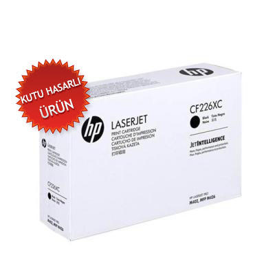 HP CF226XC (26X) Black Original Toner Hıgh Capacity - M402 / M426 (Damaged Box) 