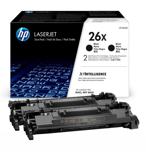 HP CF226XD (26X) 2li Paket Siyah Orjinal Toner Yüksek Kapasite - M402 / M426 (T12879) - 1