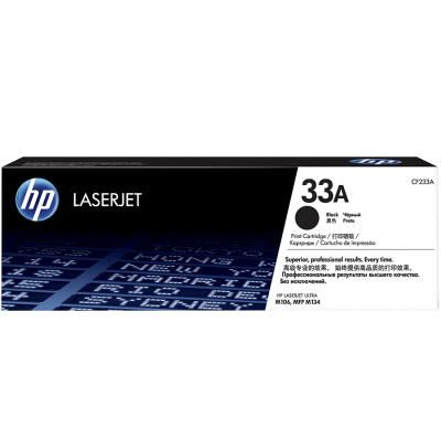 HP CF233A (33A) Black Original Toner - Laserjet M106w / M134a 