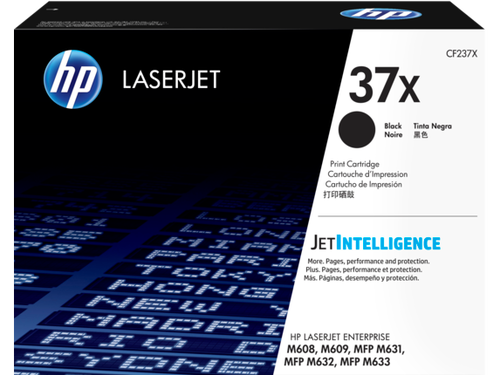 HP CF237X (37X) Siyah Orjinal Toner Yüksek Kapasite - Laserjet M607 / M608 (T11496) - 1