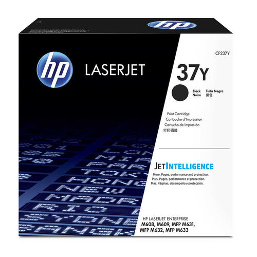 HP CF237Y (37Y) Black Original Toner Extra High Capacity - LaserJet M631h / M632z