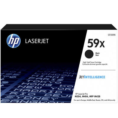 HP CF259X (59X) Black Original Toner High Capacity - Laserjet M304 / M404 