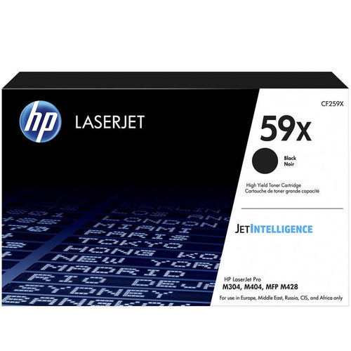 HP CF259X (59X) Black Original Toner High Capacity - Laserjet M304 / M404 - 1