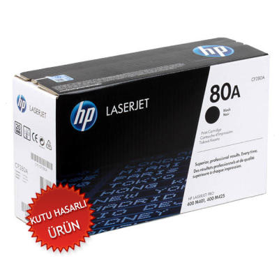 HP CF280A (80A) Black Original Toner - LaserJet M401 / M425 (Damaged Box) 