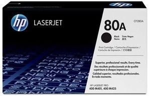 HP CF280A (80A) Black Original Toner - LaserJet M401 / M425 - 2