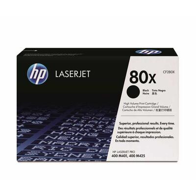 HP CF280X (80X) Black Original Toner - LaserJet M401 / M425 