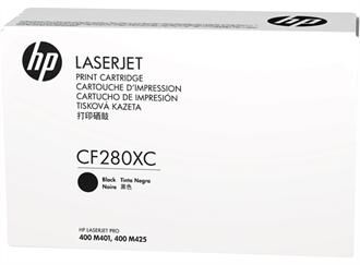 HP CF280XC (80X) Black Original Toner - LaserJet M401 / M425 - 2