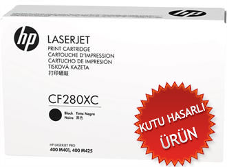 HP CF280XC (80X) Black Original Toner - LaserJet M401 / M425 (Damaged Box) - 1