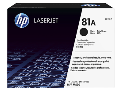 HP CF281A (81A) Black Original Toner - M605 / M606 