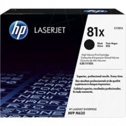 HP CF281X (81X) Black Original Toner Hıgh Capacity - M605 / M606 