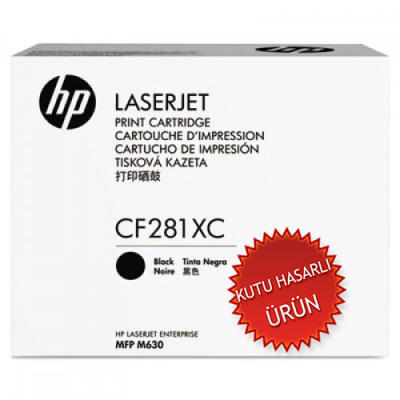 HP CF281XC (81X) Black Original Toner High Capacity - M605 / M606 (Damaged Box) 