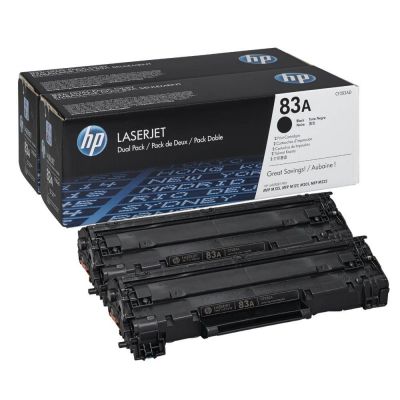 HP CF283AD (83A) Black Original Toner Dual Pack - M201dw / M225dn - 1