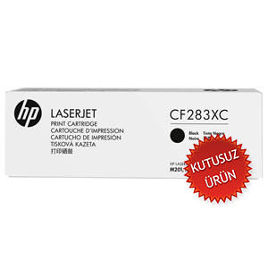 HP CF283XC (83X) Black Original Toner - M201dw / M225dn (Without Box) - 1