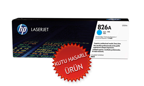 HP CF311A (826A) Mavi Orjinal Toner - LaserJet M855 (C) (T5377) - 1