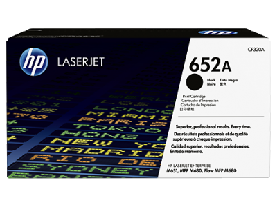 HP CF320A (652A) Black Original Toner - LaserJet M680 - 2