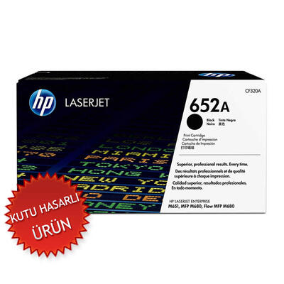 HP CF320A (652A) Black Original Toner - LaserJet M680 (Damaged Box) 