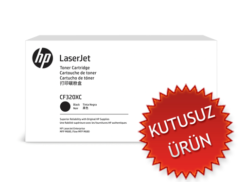 HP CF320XC (653X) Black Original Toner High Capacity - LaserJet M680 (Without Box)