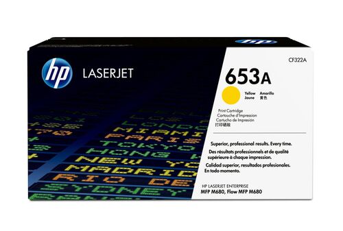 HP CF322A (653A) Sarı Orjinal Toner - LaserJet M680 (T13074) - 1