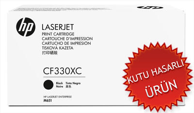 HP CF330XC (654X) Black Original Toner - LaserJet M651 (Damaged Box) 