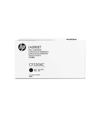 HP CF330XC (654X) Black Original Toner - LaserJet M651 - 2