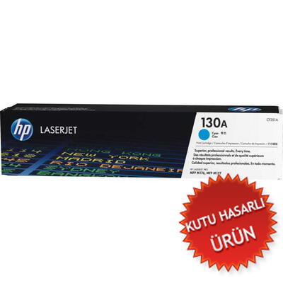 HP CF351A (130A) Cyan Original Toner - LaserJet M176 / M177 (Damaged Box) 