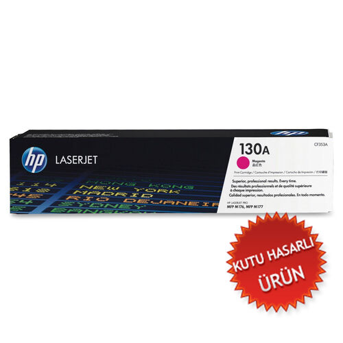 HP CF353A (130A) Kırmızı Orjinal Toner - LaserJet M176 / M177 (C) (T15736) - 1