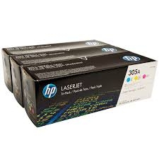 HP CF370AM (CE411A+CE412A+CE413A) 3Pk Colour Orriginal Toner 