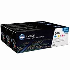 HP CF372AM (CC531A+CC532A+CC533A) 304A 3lü Paket Orjinal Toner (T5663) - 1