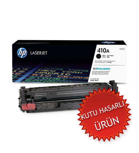 HP CF410A (410A) Black Original Toner - M452dn / M477dw (Damaged Box) - 1