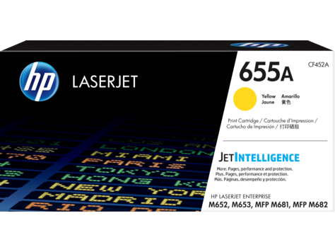 HP CF452A (655A) Sarı Orjinal Toner - Laserjet M652dn / M653dn (T9721) - 1