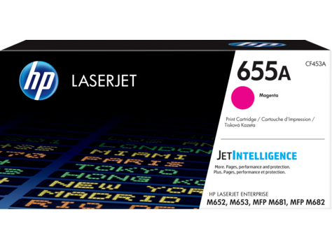 HP CF453A (655A) Kırmızı Orjinal Toner - Laserjet M652dn / M653dn (T9722) - 1