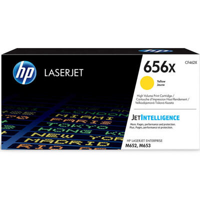 HP - HP CF462X (656X) Yellow Original Toner High Capacity - Laserjet M652dn / M653dn