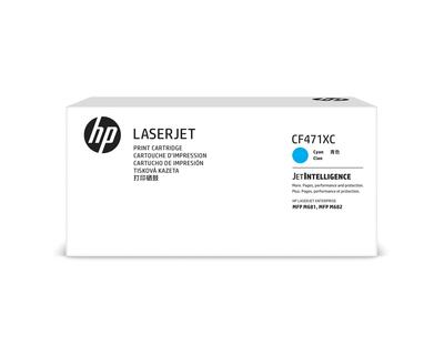 HP CF471XC (657X) Cyan Original Toner - LaserJet M681dh / M681f 