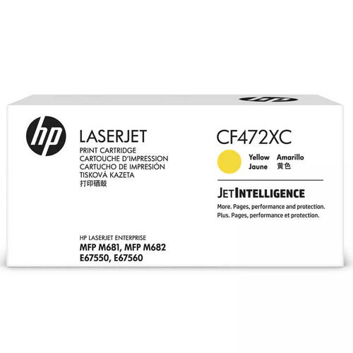 HP CF472XC (657X) Yellow Original Toner - LaserJet M681dh / M681f