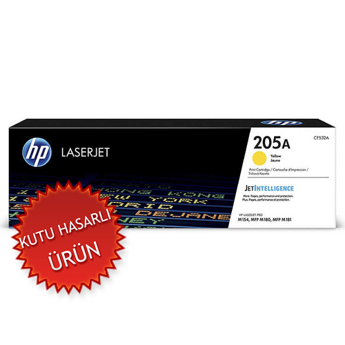 HP CF532A (205A) Sarı Orjinal Toner - M180n / M181fw (C) - 1