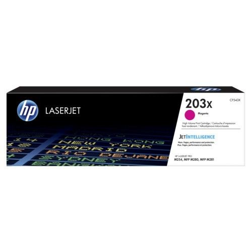 HP CF543X (203X) Kırmızı Orjinal Toner Yüksek Kapasite - M254dw / M280nw (T9700) - 1