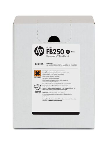 HP CH219A FB250 3 Liters Black Original Scitex Ink - 1