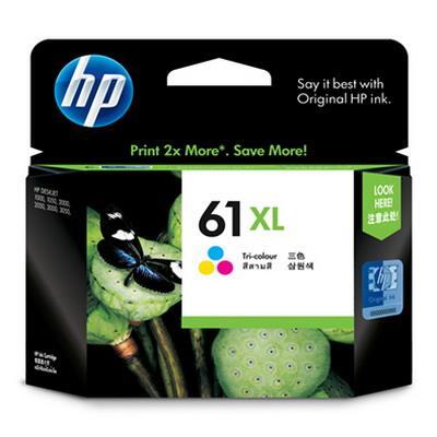 HP CH564WA (61XL) Renkli Orjinal Kartuş Yüksek Kapasite - Deskjet 1000 (T14441) - 1