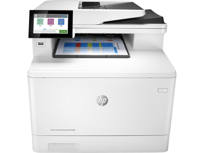 HP 3QA55A (MFP M480f) Color LaserJet Enterprise + Scanner + Photocopy + Network + Multifunction Color Laser Printer - 1