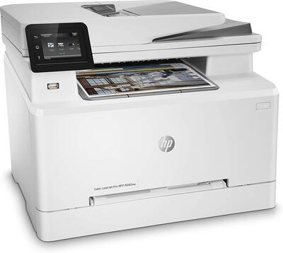 HP 7KW72A (M282NW) Color Laserjet Pro Multifunction Color Laser Printer + Scanner + Copier + Wi-Fi + Network + AirPrint - 3