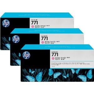 HP CR254A (771) 3Pk Lıght Magenta Original Cartridge - DesignJet Z6200 - 1